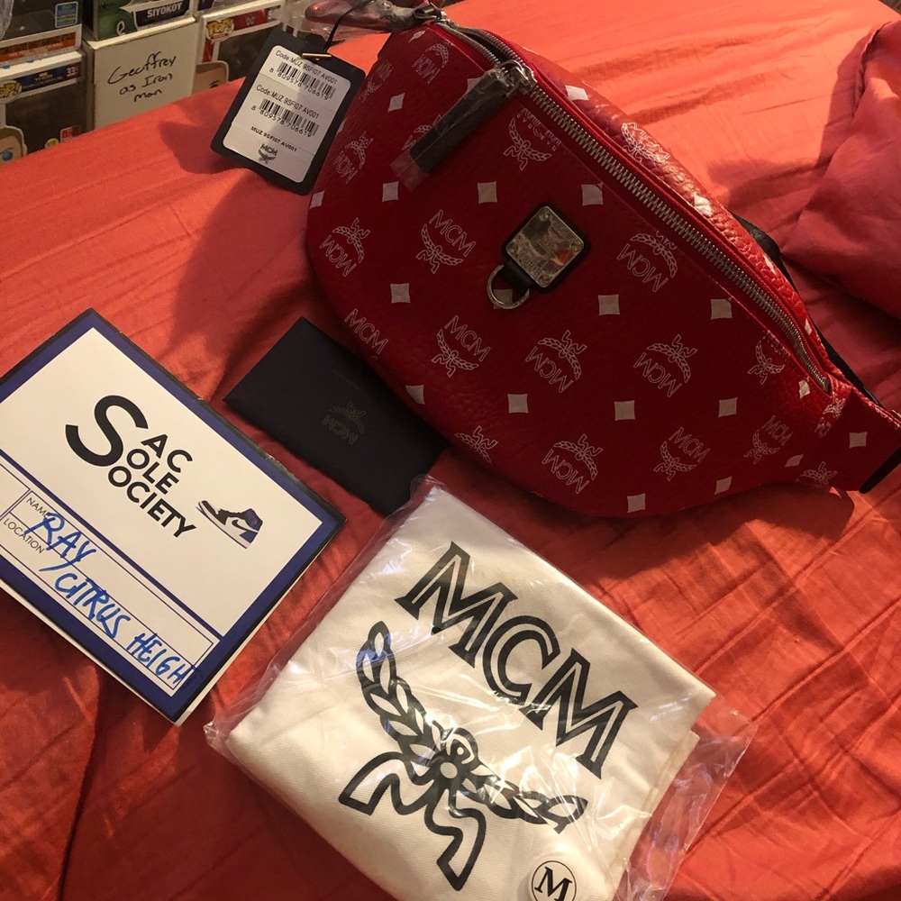 brand new mcm belt bag